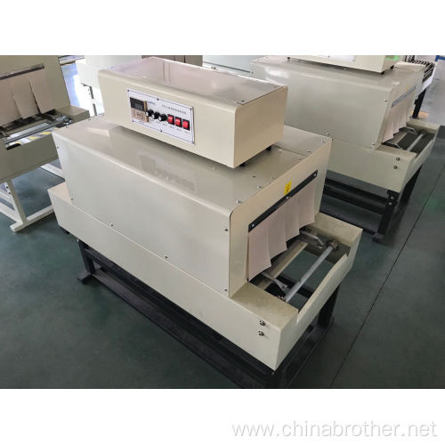 Brother box bottle heat shrink wrapping tunnel,automatic carton book shrink film packaging Machine BSD350